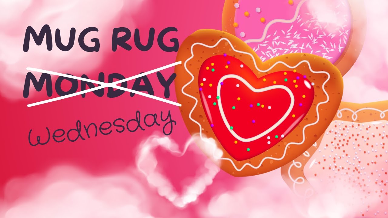 OML Embroidery Live! - Mug Rug Monday Be my Valentine?