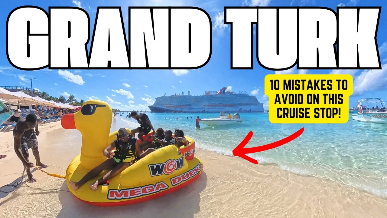 Grand Turk Cruise Port + 10 Things NOT To Do on a Cruise Stop! | Day 3 Christmas Cruise Vlog 🎄
