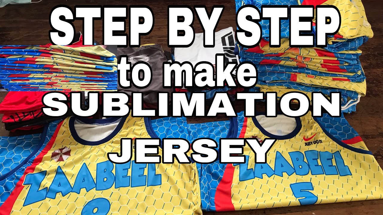 STEP BY STEP HOW TO MAKE BASKETBALL SUBLIMATION JERSEY