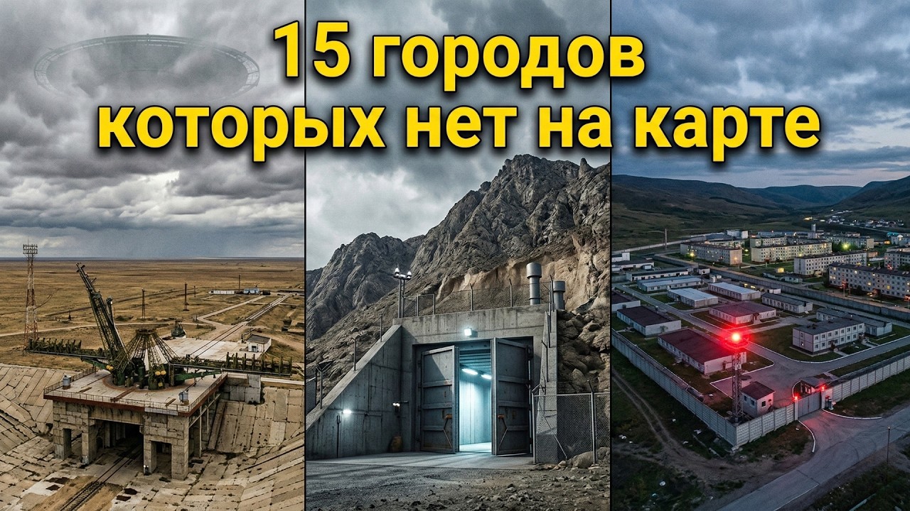Топ 15 Мест в России и СССР, Которые Не Существуют На Официальных Картах