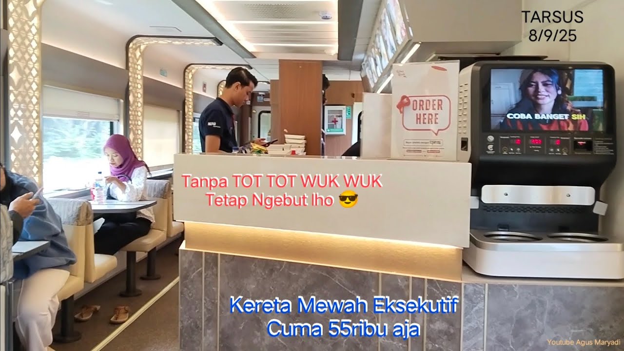 Kereta Mewah Eksekutif Cuma 55Ribu || KA MATARAM Eksekutif New Generation Full Review+Trip Jogja