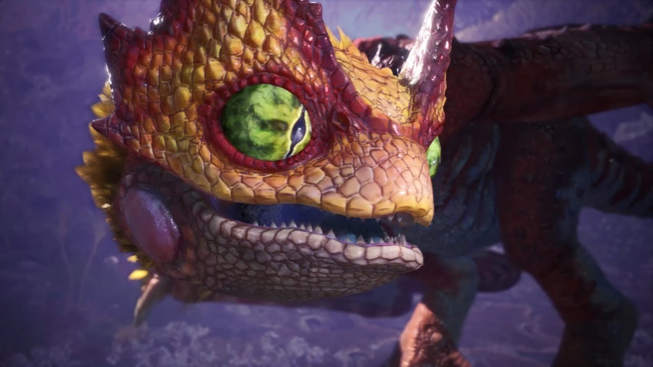 Monster Hunter World: Iceborne - Coral Pukei-Pukei Boss Fight (Solo / Hammer)