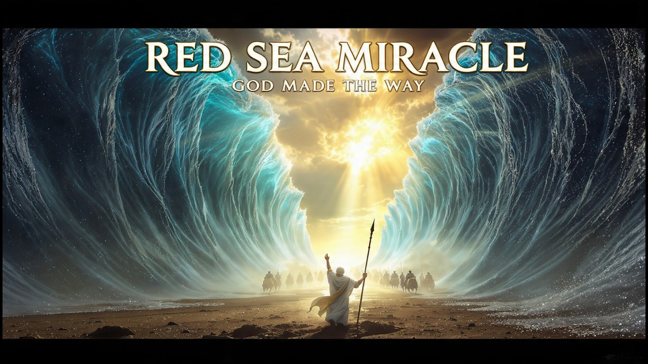 RED SEA MIRACLE | GOD MADE A WAY #fyp #foryou #youtube #trending #viral #jesus #god #moses #song