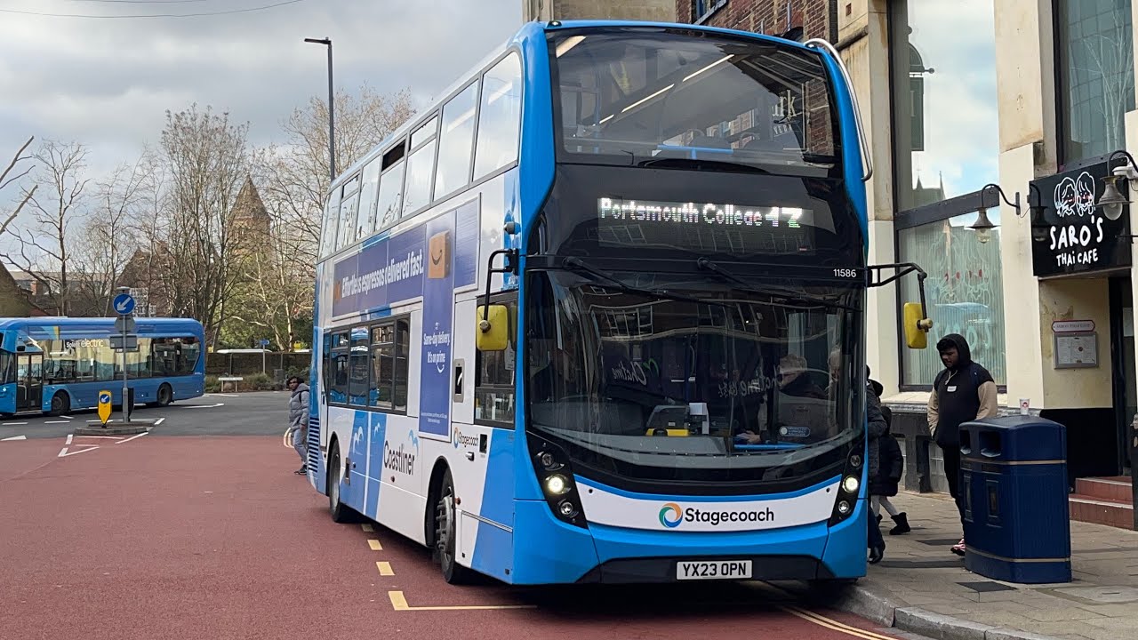 Stagecoach South | YX23 OPN 11586 | 13 to Portsmouth College 