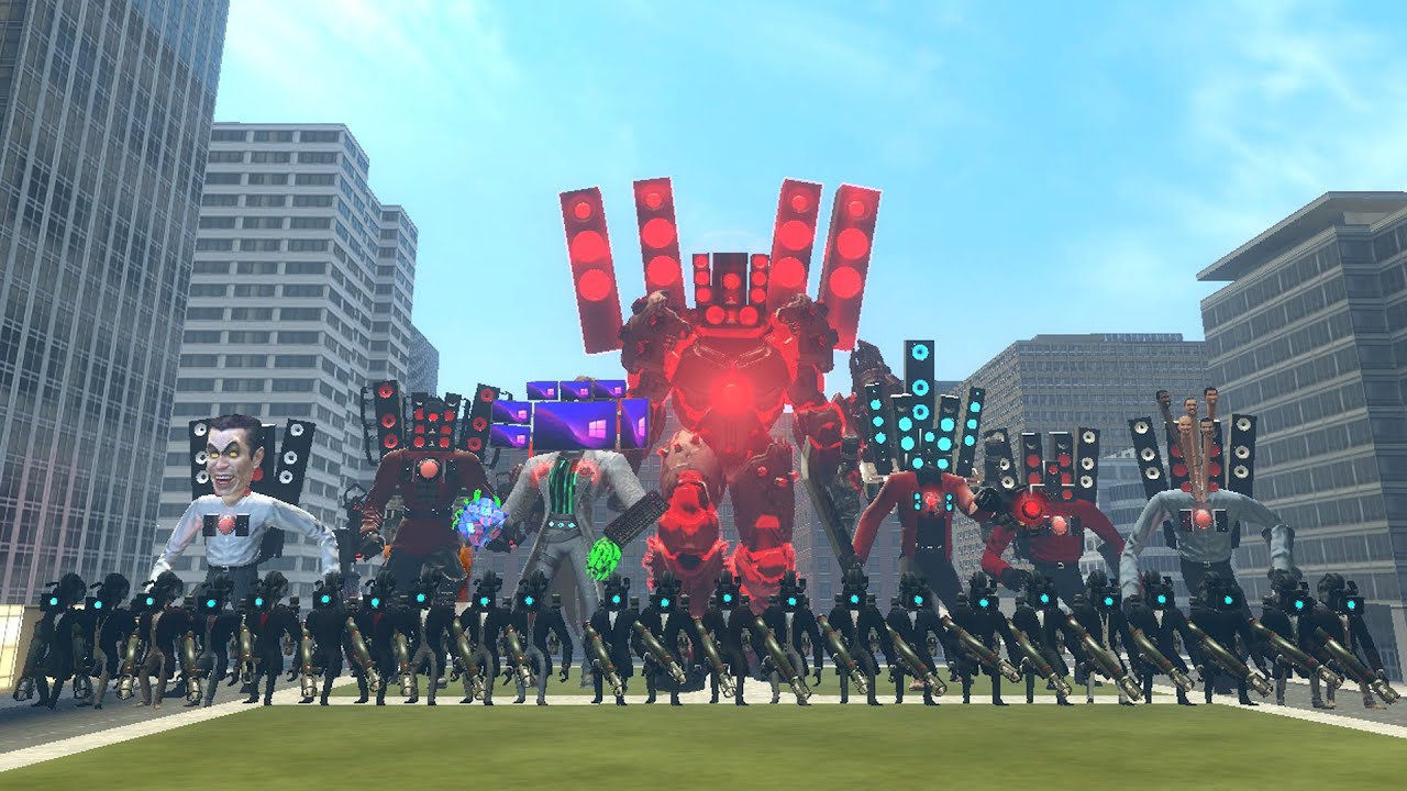 NEW UPGRADED TITAN SPEAKERMAN BOSSES VS ALL ASTRO SKIBIDI TOILET - Garry's Mod