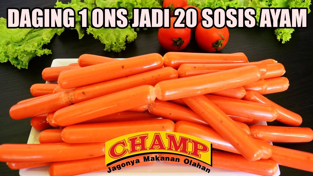Bongkar Resep Sosis Ayam Champ | Sehat Tanpa Pengawet