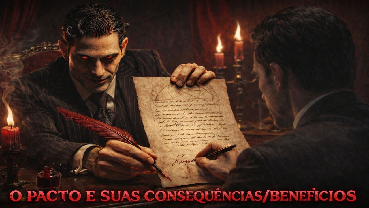 O TREMENDO PACTO INFERNAL FAUSTIANO E SUAS CONSEQUÊNCIAS  E BENEFÍCIOS.