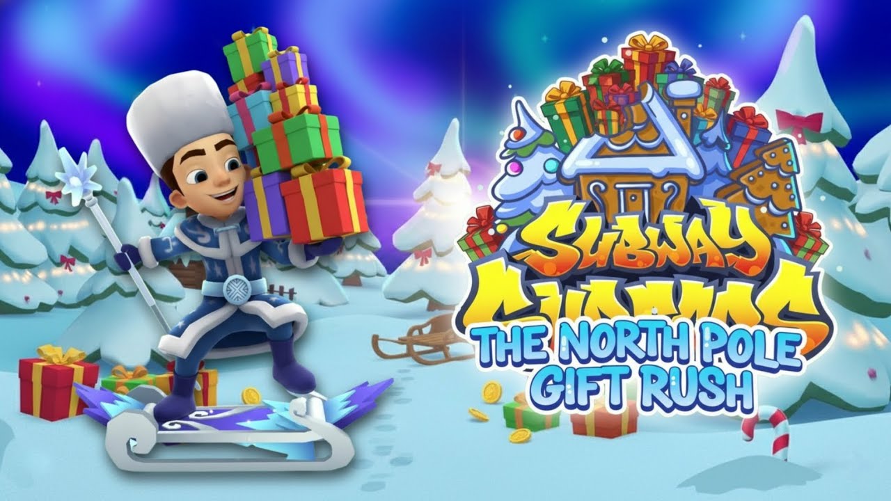 ❄️ Subway Surfers The North Pole с акцией Gift Rush в Санкт-Петербурге!!! 🎁🎄