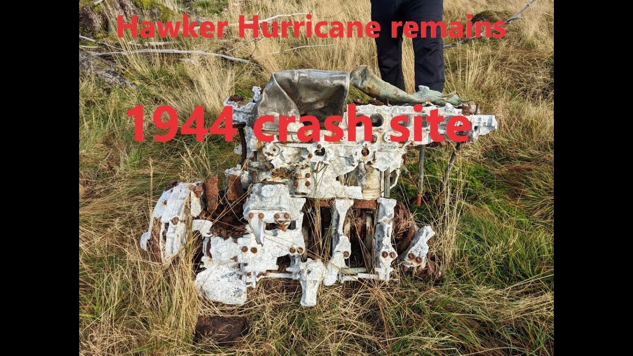 1944 Hawker Hurricane crash site. Loch Doon, Scotland. Fuselage made of Irish linen!