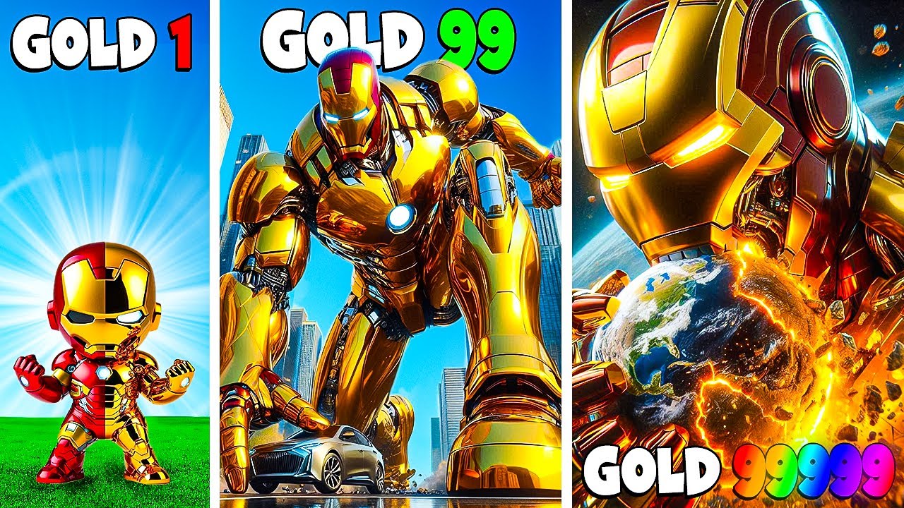 Upgrading IRON MAN To GOLD IRON MAN In GTA 5!