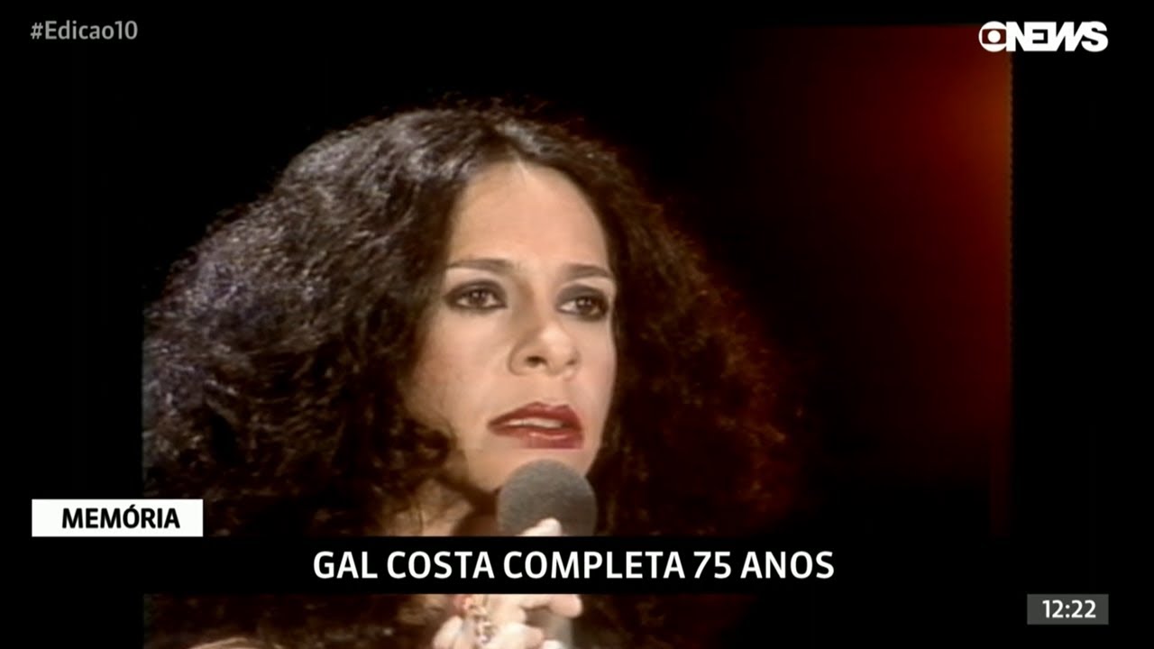 GAL COSTA completa 75 ANOS neste sábado (26); relembre a carreira da cantora.