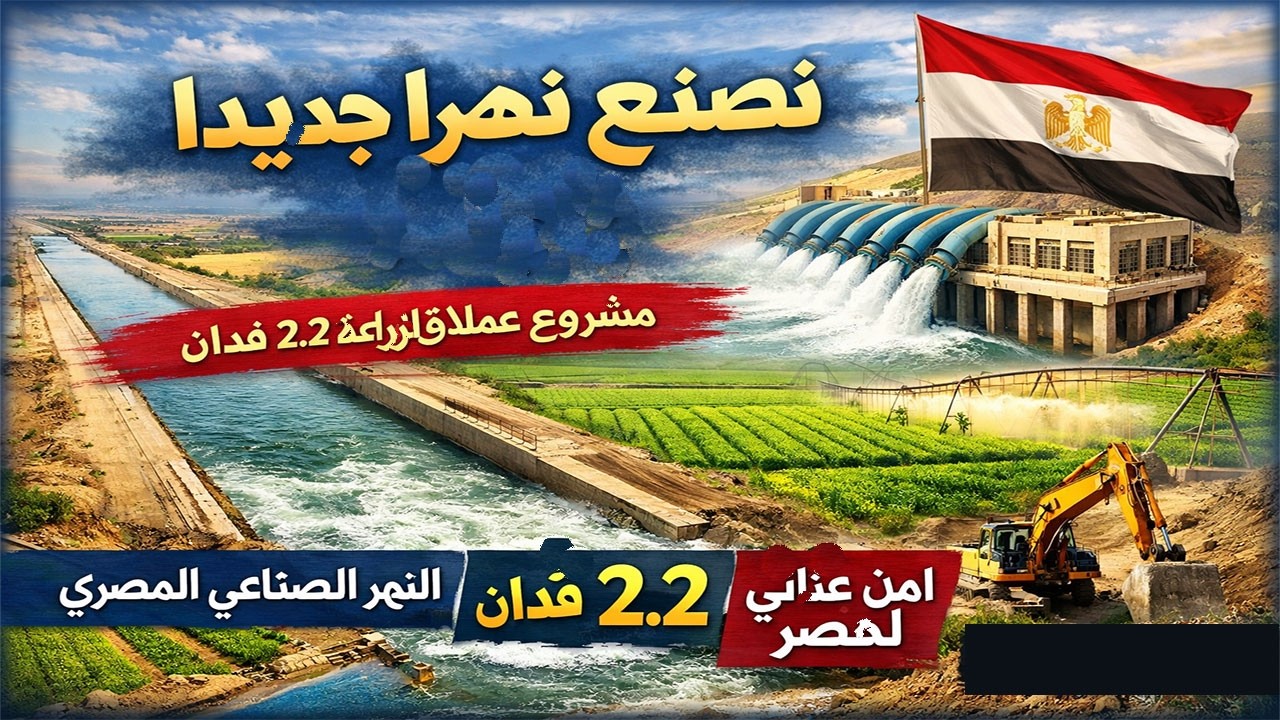 مصر تصنع نهرًا جديدًا!.. مشروع عملاق يزرع ويروي 2.2 مليون فدان