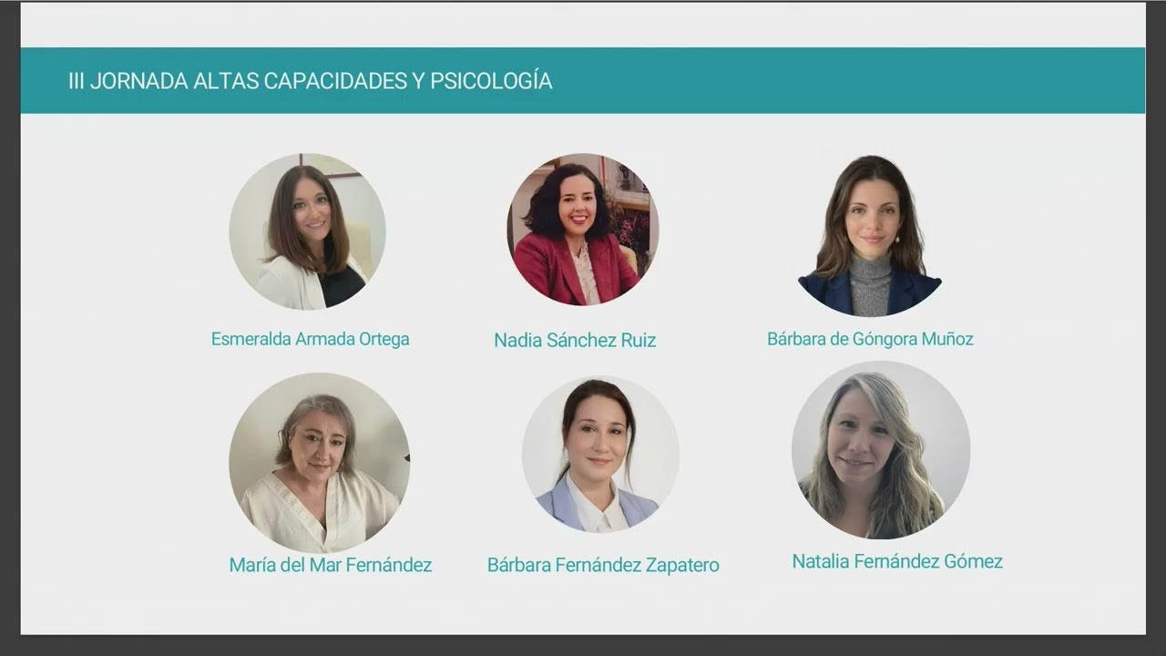 III Jornada Evaluaci&oacute;n y Diagn&oacute;stico Diferencial en la Alta Capacidad Intelectual I. 12-03-26