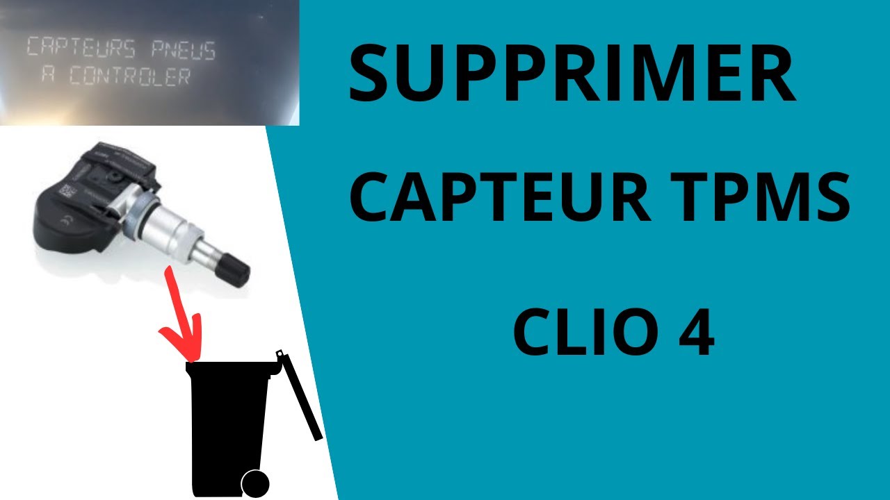 SUPPRIMER CAPTEUR TPMS SUR CLIO4 #RENOLINK