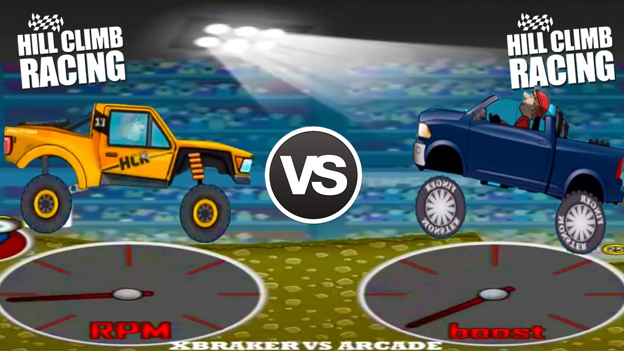 Hill Climb Racing - New Vehicle Unlocked Trophy Truck vs Super Diesel 4x4