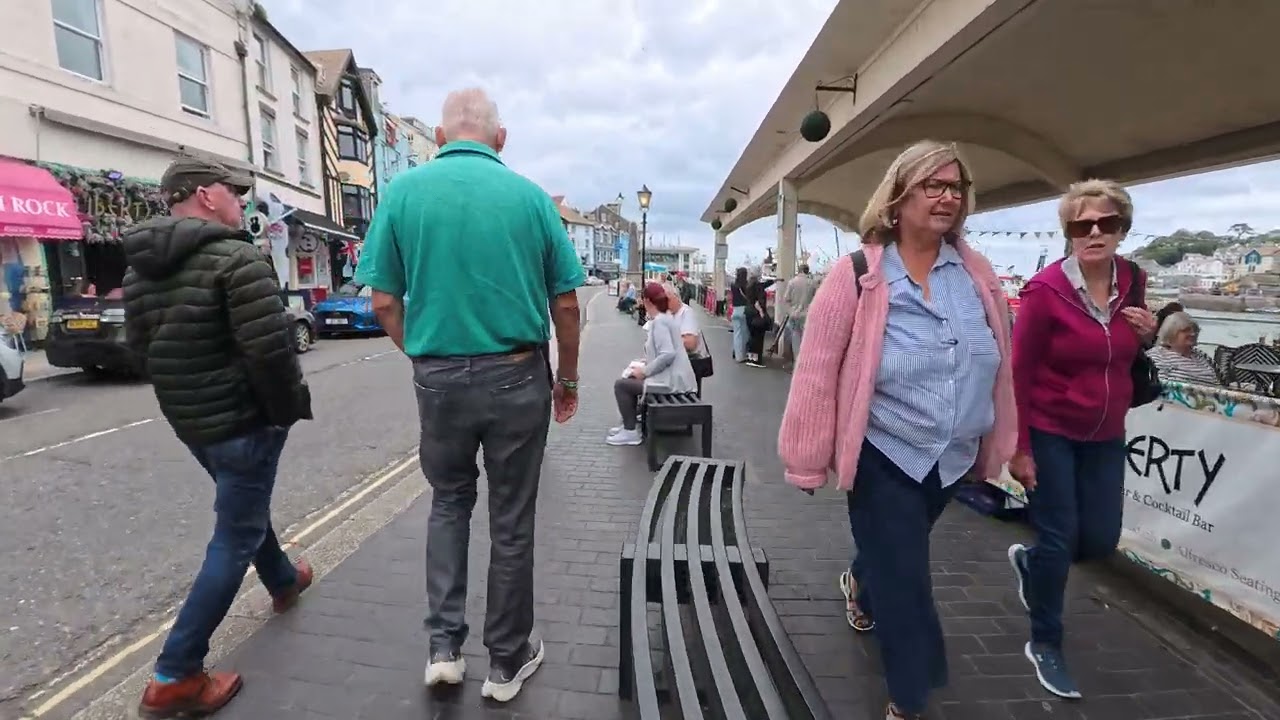 Beautiful UK Coastal Town Brixham Devon United Kingdom Walking Tour 4K