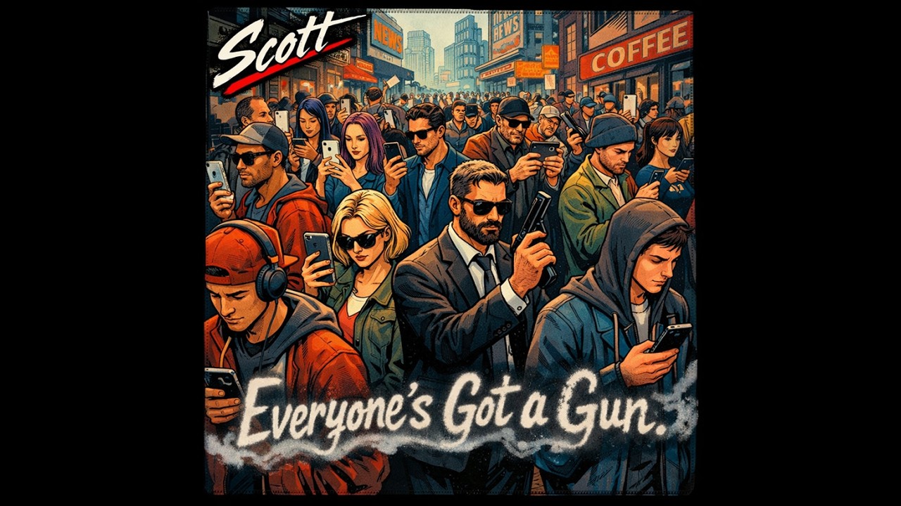Scott  Everyone has got a Gun (Full Video)  #punk #alternativerock #satire