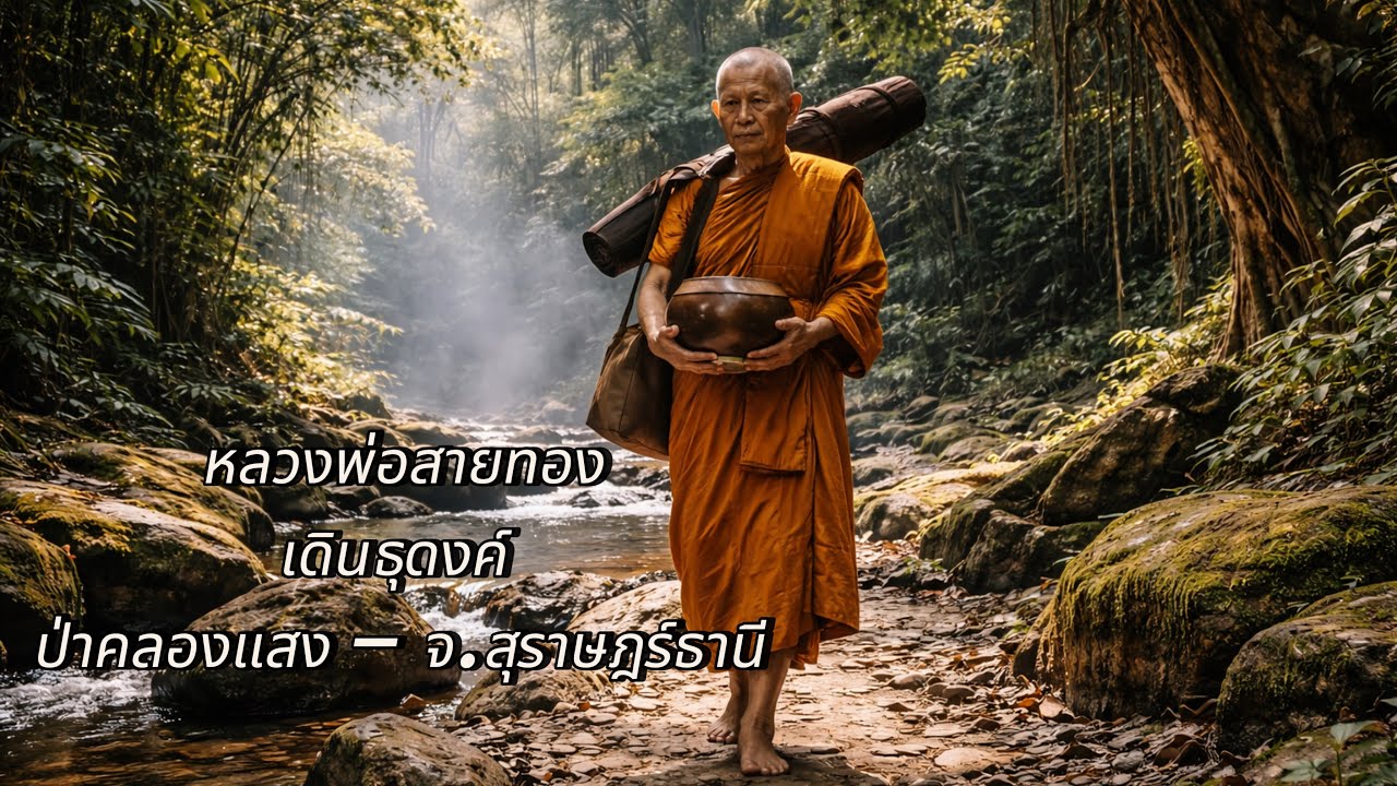  หลวงพ่อสายทอง เดินธุดงค์ ป่าคลองแสง – จ.สุราษฎร์ธานี