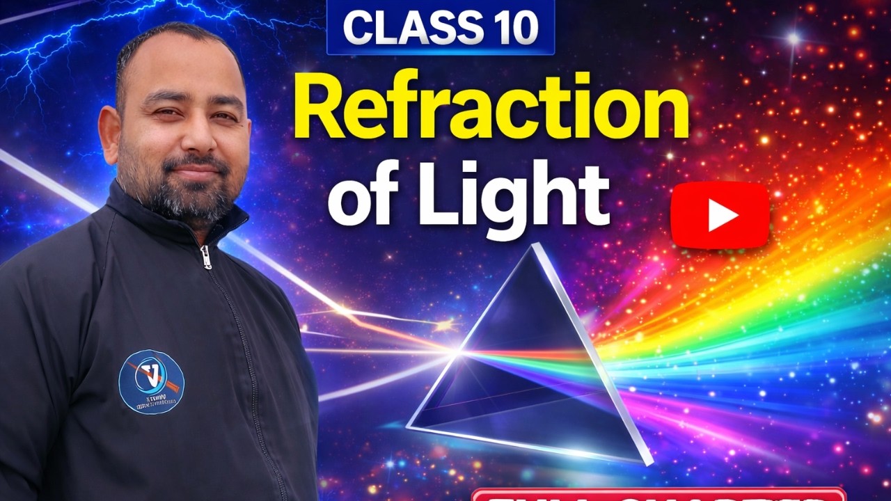 Refraction of Light Class 10 | Full Chapter in One Shot 🔥