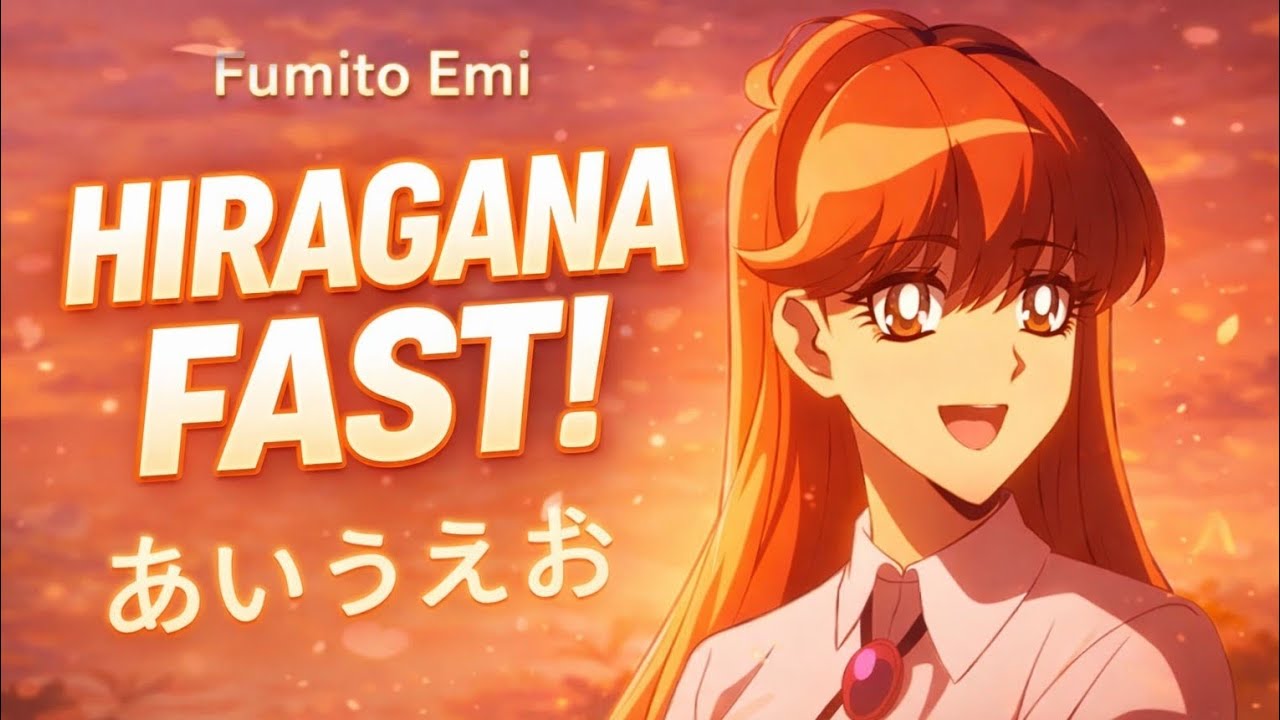 Learn Japanese Hiragana FAST 🇯🇵 | あいうえお in 60 Seconds (Beginner Friendly)