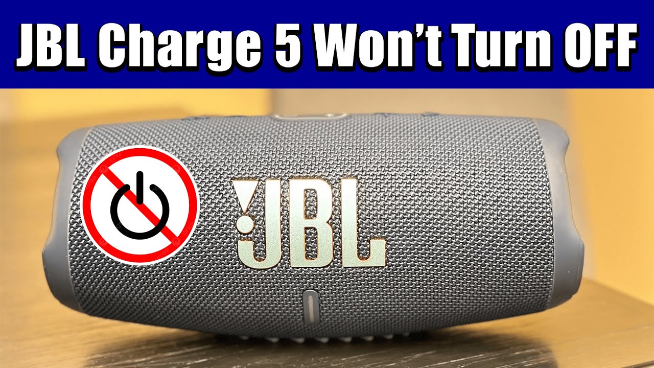 Fixing a JBL Charge 5 That Won't Turn Off