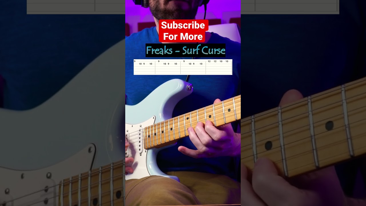 Freaks - Surf Curse #guitar #guitarcover #guitarlesson