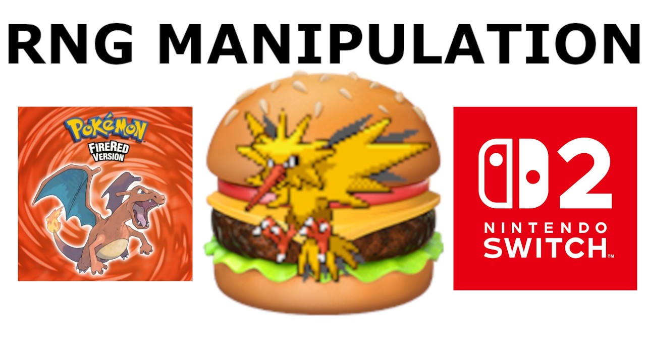 RNG Manip for Shiny Zapdos FRLG ON SWITCH 2!!