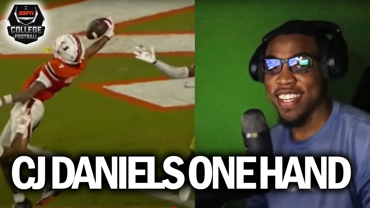 CJ Daniels scores TD after ONE-HANDED CATCH from a pass by Carson Beck 🤯 | ESPN College Football