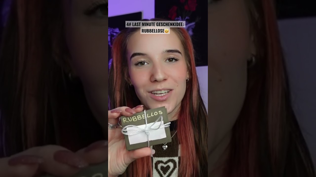 Mega LAST MINUTE GESCHENKIDEE! Video ist auf meinen Kanal @itsmanjuu 🤝🎁