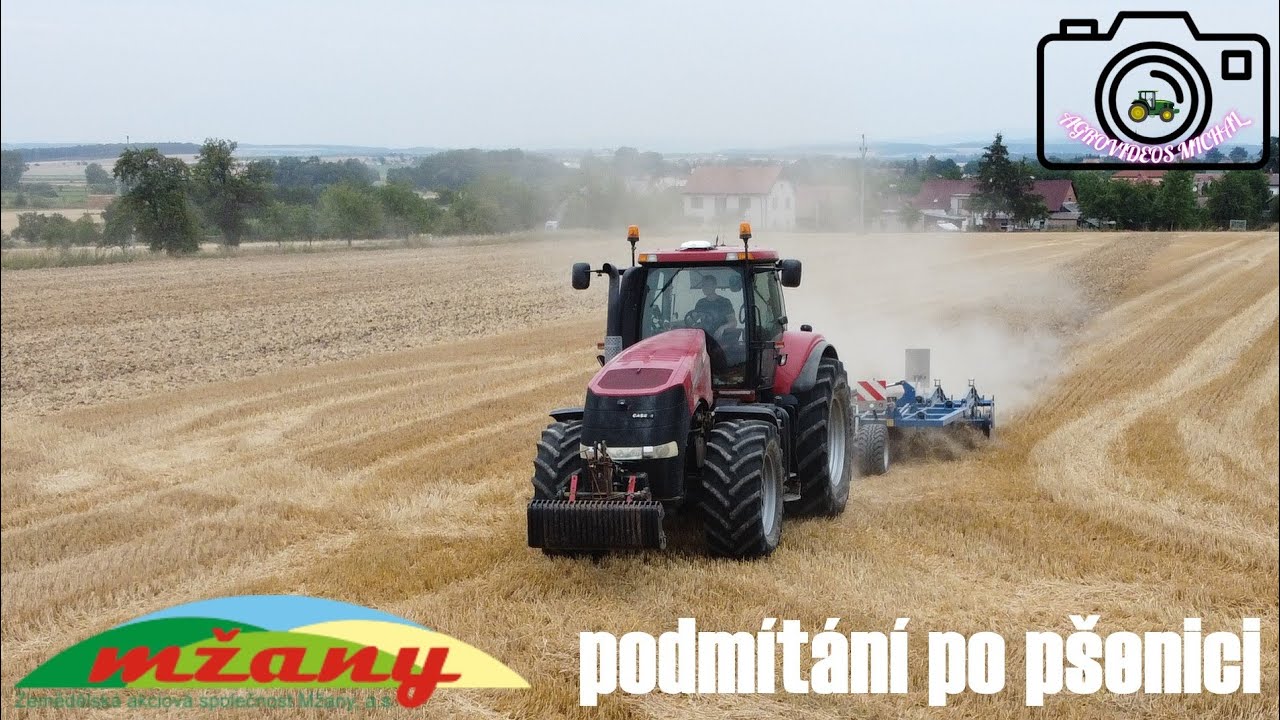 Case Magnum 370 CVX + Kockerling Quadro 460 / podmítání po pšenici / ZAS Mžany