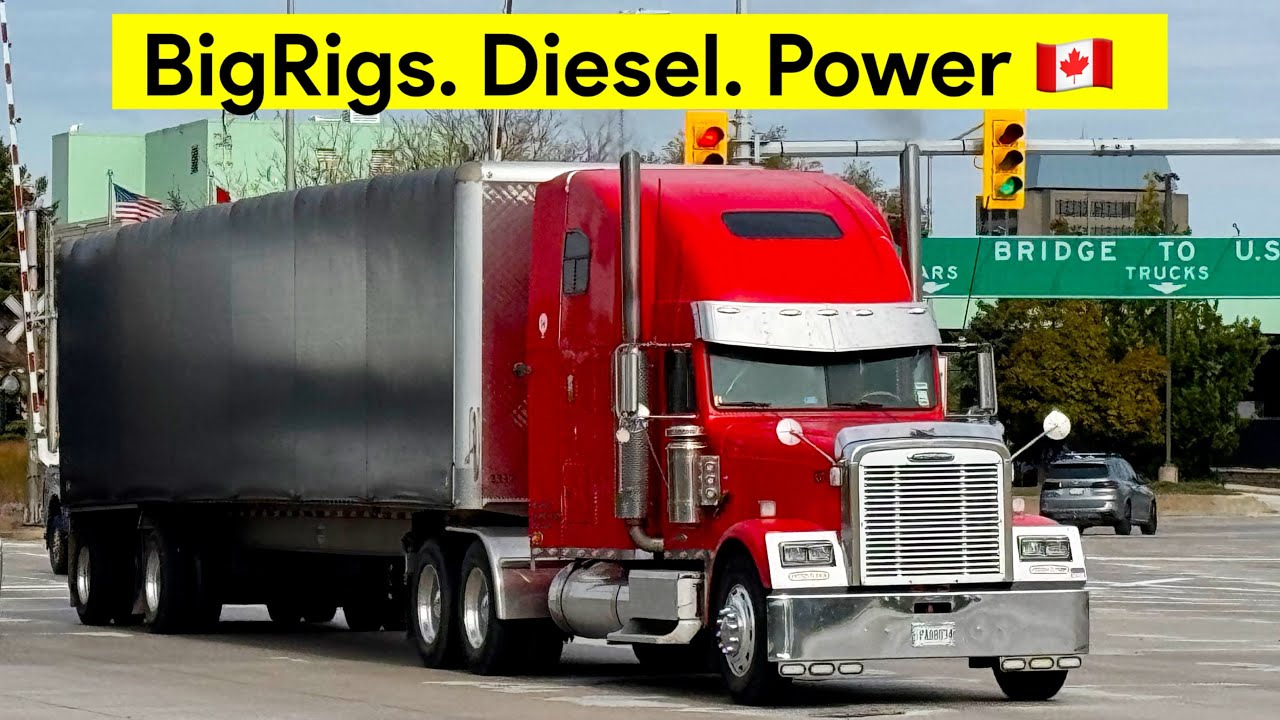 Truck Spotting in Windsor, Ontario, Canada#51🇨🇦#bigrig #truckspotting#trucklovers #trucklovers  