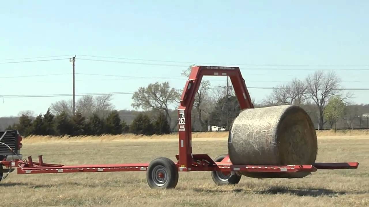 Load and Haul Round Bales with ease with the 2EZ Bail Mover