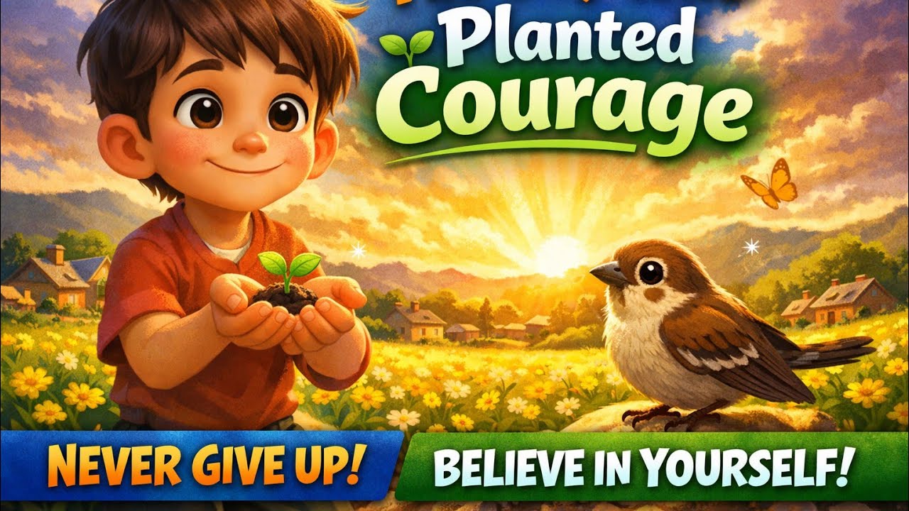 The Boy Who Planted Courage | A Heartwarming Motivational Story for Kids 🌱✨