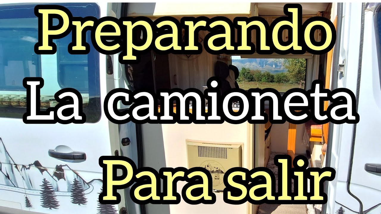 Preparando la camioneta para salir 