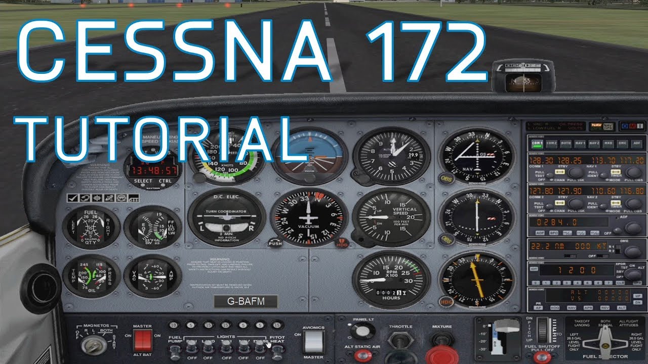 FSX Cessna 172 Tutorial | Start-Up Basic Guide