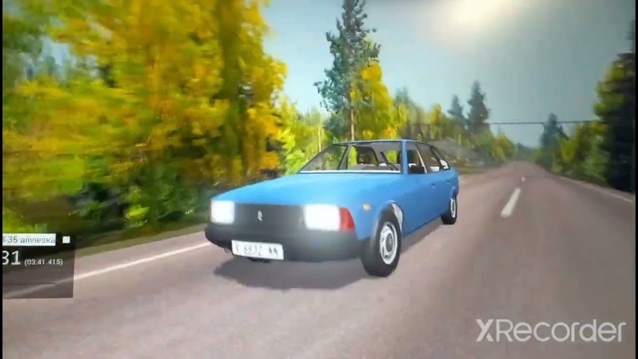 Авария В.Цоя в Beamng Drive