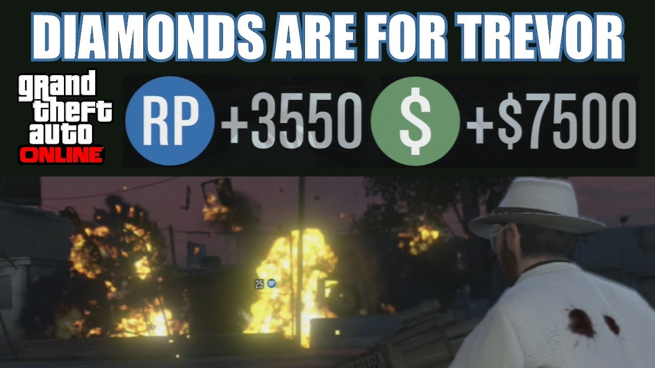 GTA Online - Diamonds are for Trevor - SOLO Hard - After patch 1.15