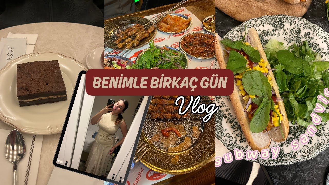 BENİMLE BİRKAÇ GÜN VLOG | everything shower, ciğerci bahattin'e gittik, subway sandviç tarifi🥪