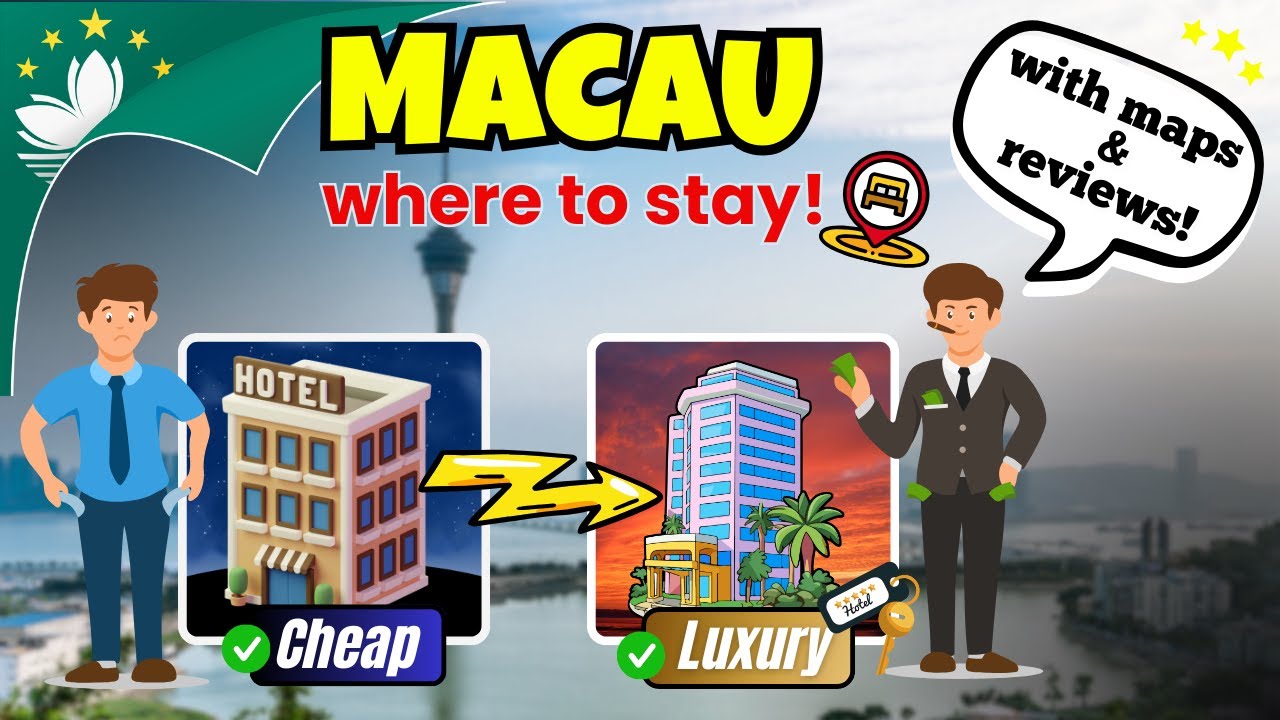 Top Areas and Stays in MACAU 🇲🇴! Best Guide with Maps 🗺️!