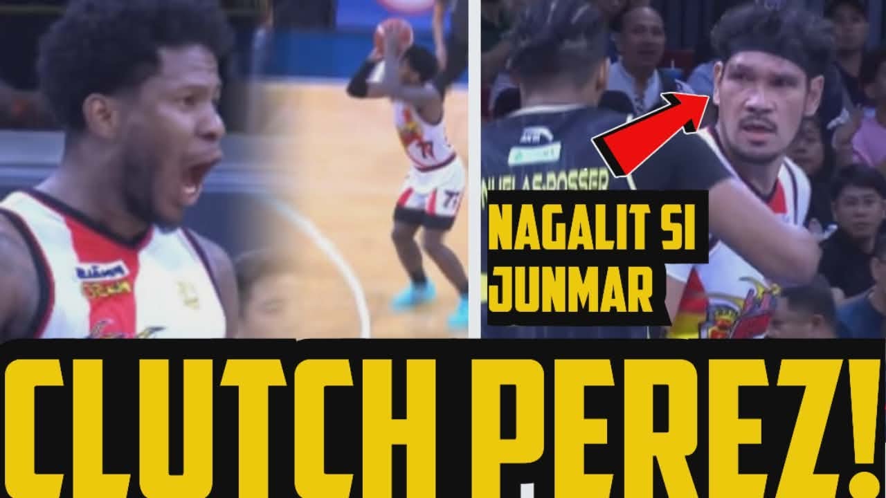 CLUTCH CJ PEREZ GRABE PINAIYAK TNT | NAGALIT SI JUNMAR | SMB VS TNT GAME 3