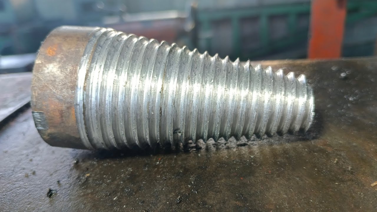 How to make a Tapered Thread on Lathe Machine.