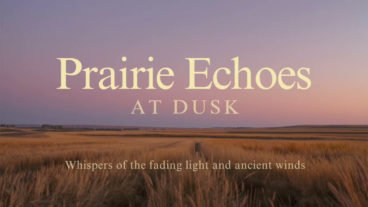 45 Min Calm Country Ambient – Prairie Echoes at Dusk | Peaceful Rural Soundscape