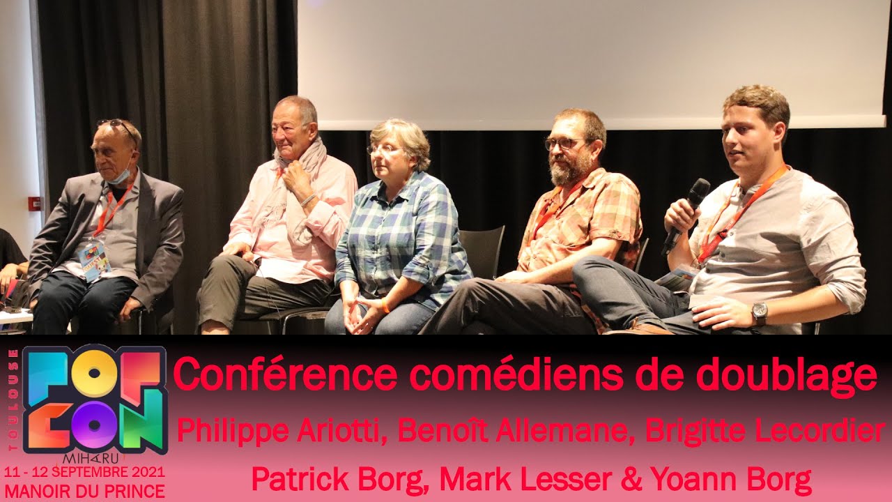 [POPCON 2021] Toulouse - Conf&eacute;rence com&eacute;dien de doublage
