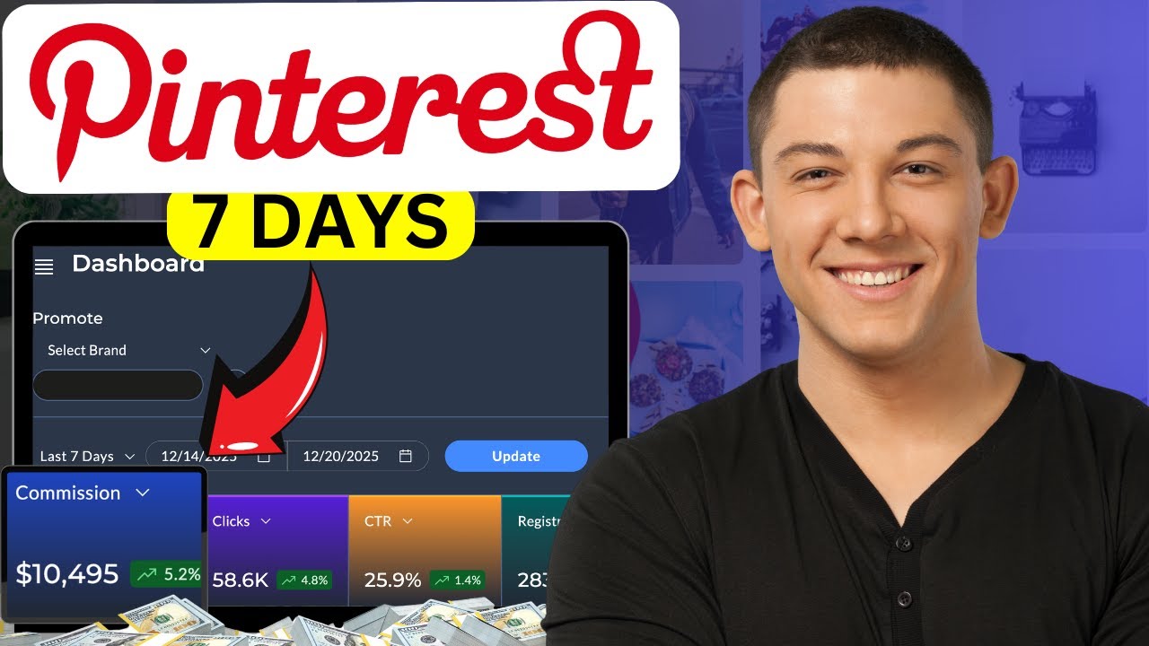 I Made $10,495 in 7 DAYS With AI Pinterest Affiliate !