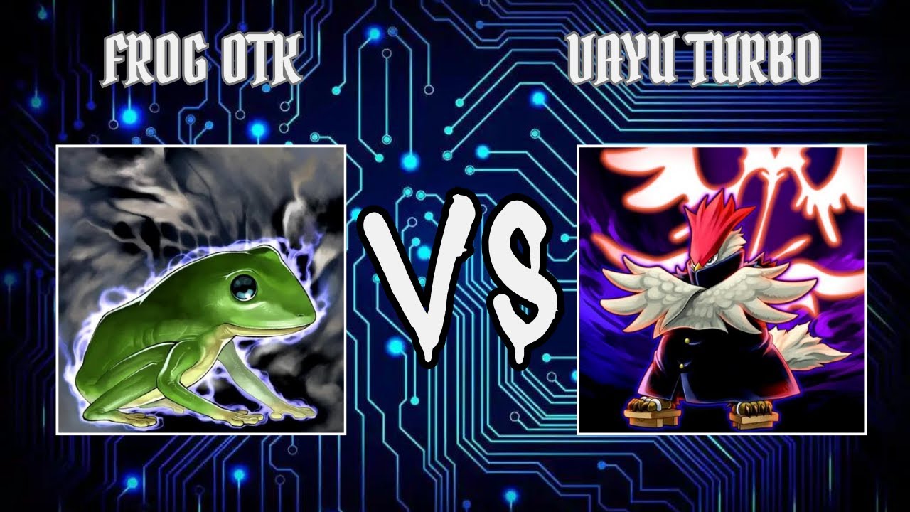Drazar (Frog OTK) vs joeyjoey5656(Vayu Turbo) | Yugioh Edison Format | Dueling Book