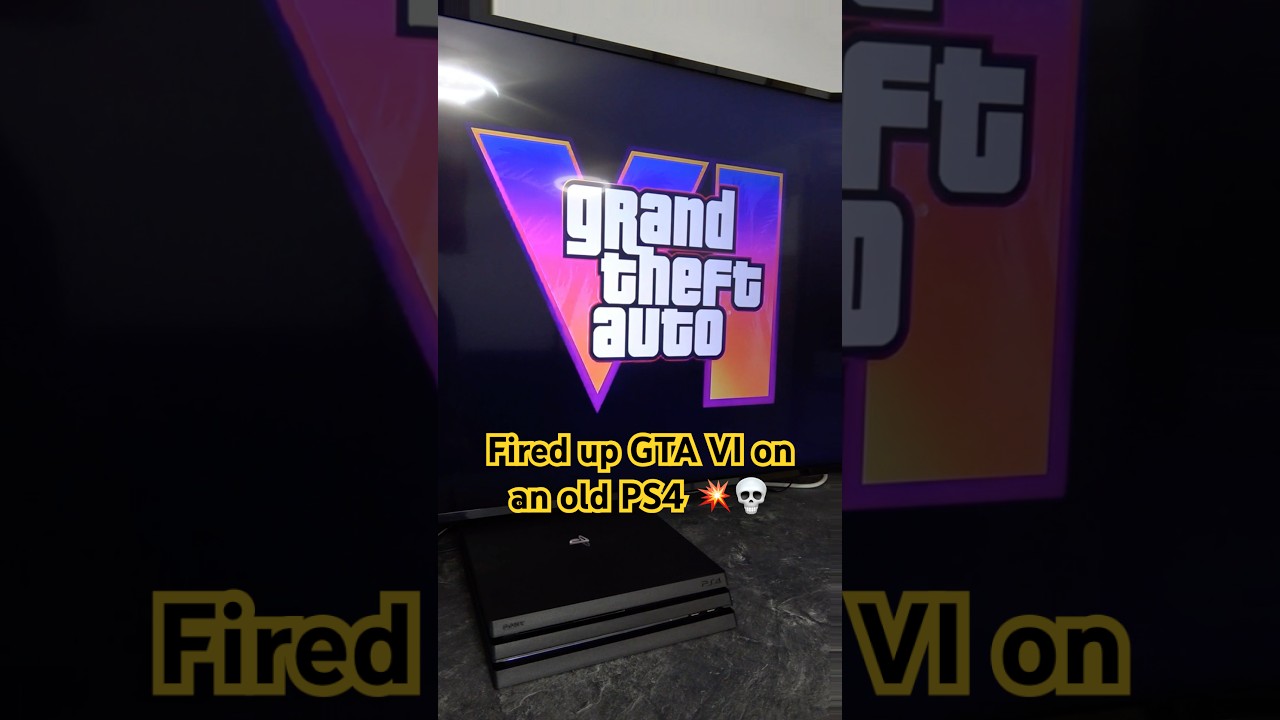 GTA 6 на старой PS4 😅