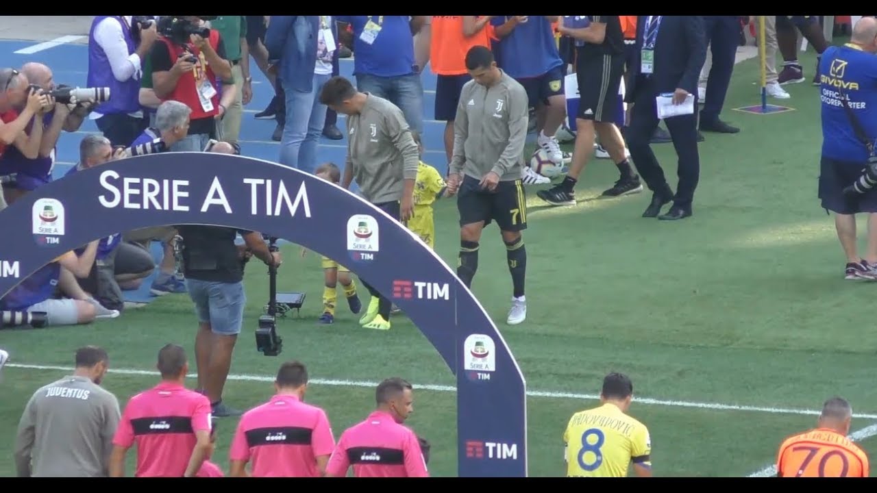 First match Cristiano Ronaldo for Juventus - Chievo