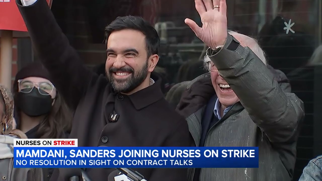 Mayor Mamdani, Bernie Sanders to join nurses as they strike for ninth day
