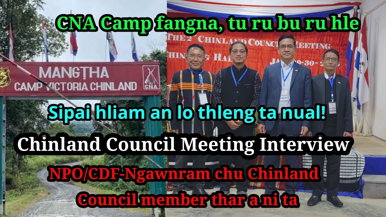 CNF/CNA Vice Chairman -1 Pu Thang Ning Kee, Special Kawmna leh khualzinna sulhnu. 