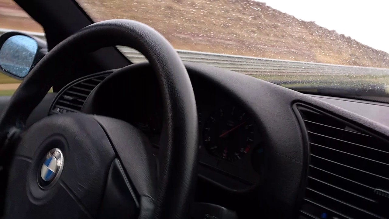 BMW M3 e36, circuito Los Arcos en mojado